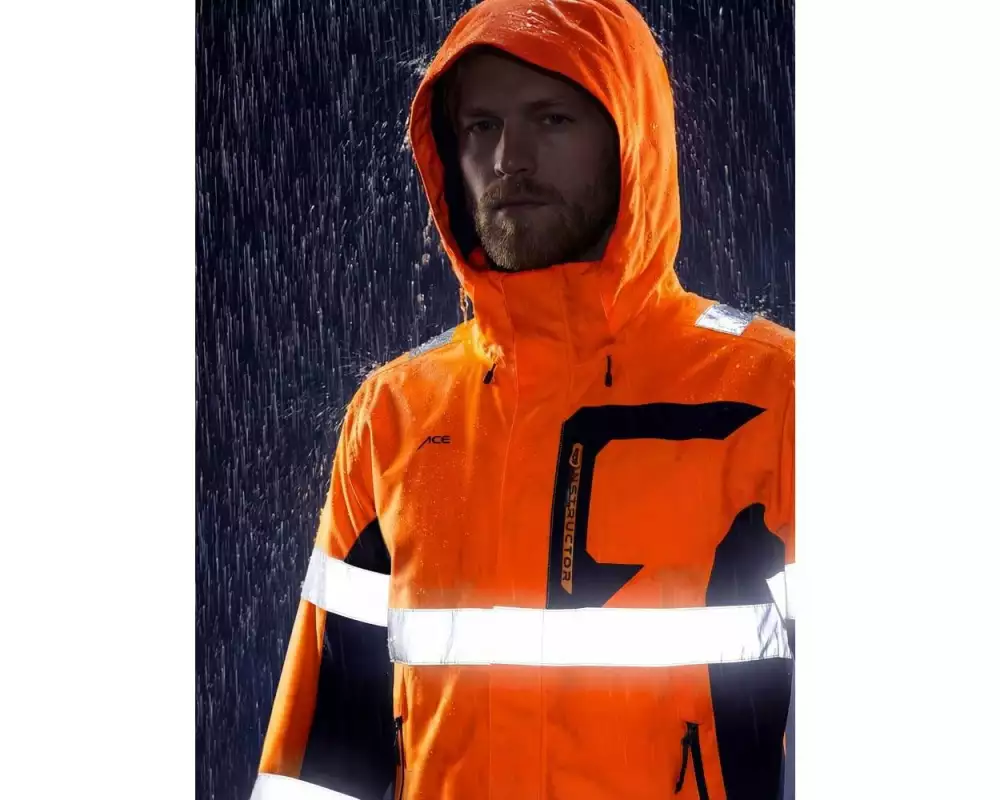 ACE ACE Constructor Hi-Viz Regenjacke