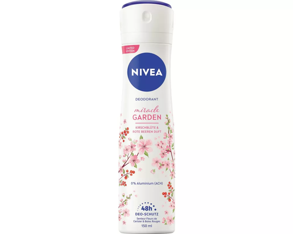 NIVEA Deo Spray Miracle Garden Kirschblüte 150 ml