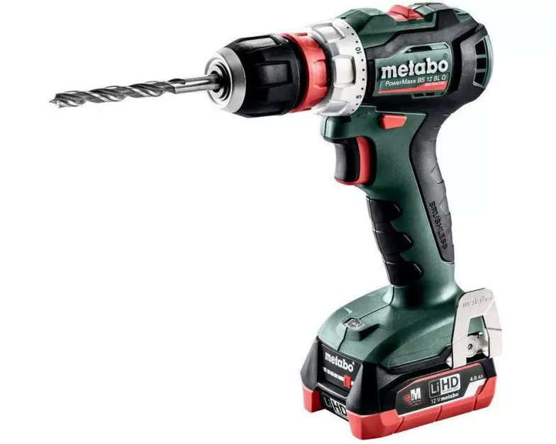 Metabo Akku-Bohrschrauber PowerMaxx BS 12 BL Q Kit 2 x LiHD 4.0 Ah