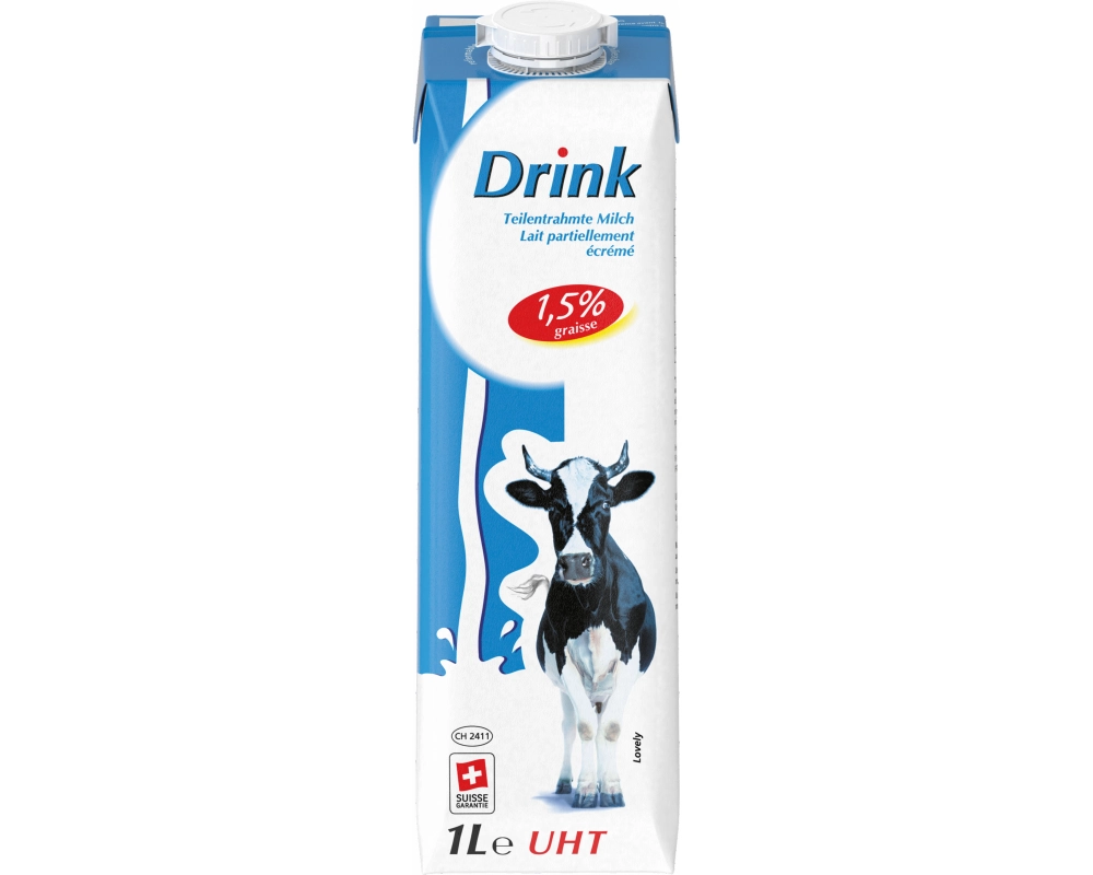 LOVELY Vollmilch 3,5%, UHT 1346629 1 l, 6 Stk.