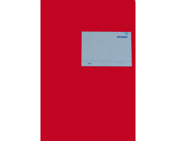 SIMPLEX Statistikheft A5 19002 rot 40 Blatt