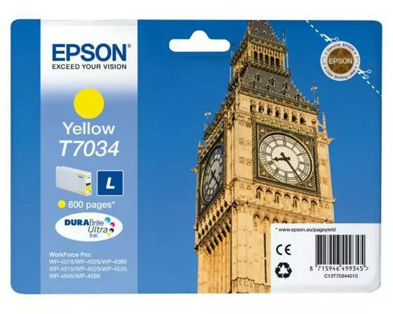 Epson Tinte C13T70344010 Yellow