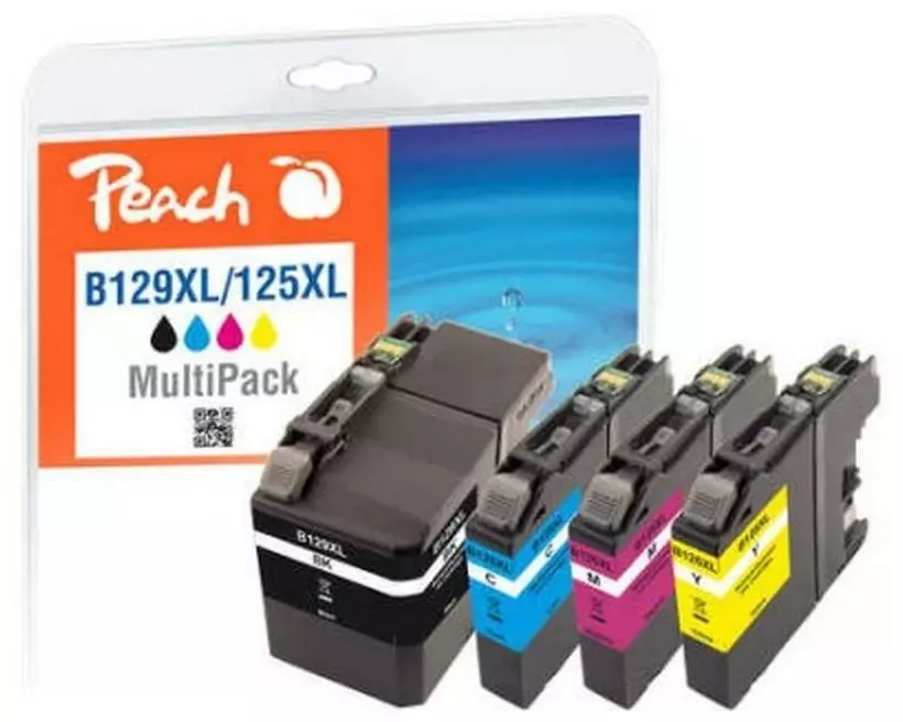 Peach Tintenset Brother LC-129XL / 125X