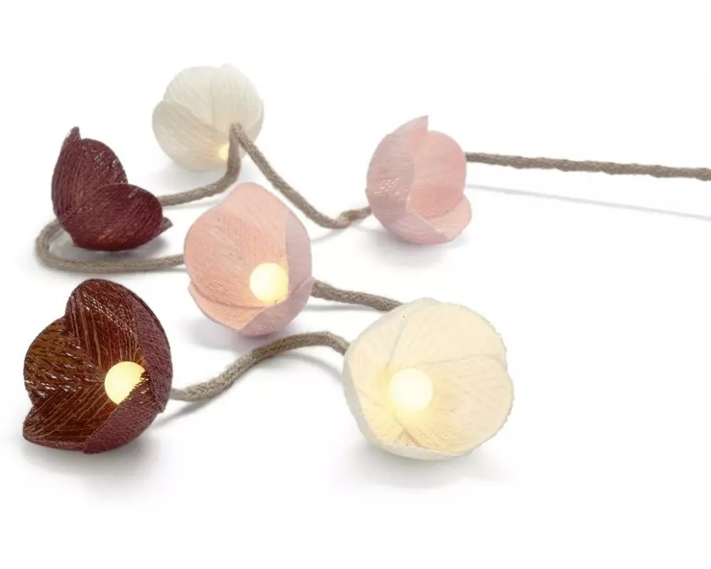 STT Lichterkette Flower Mehrfarbig