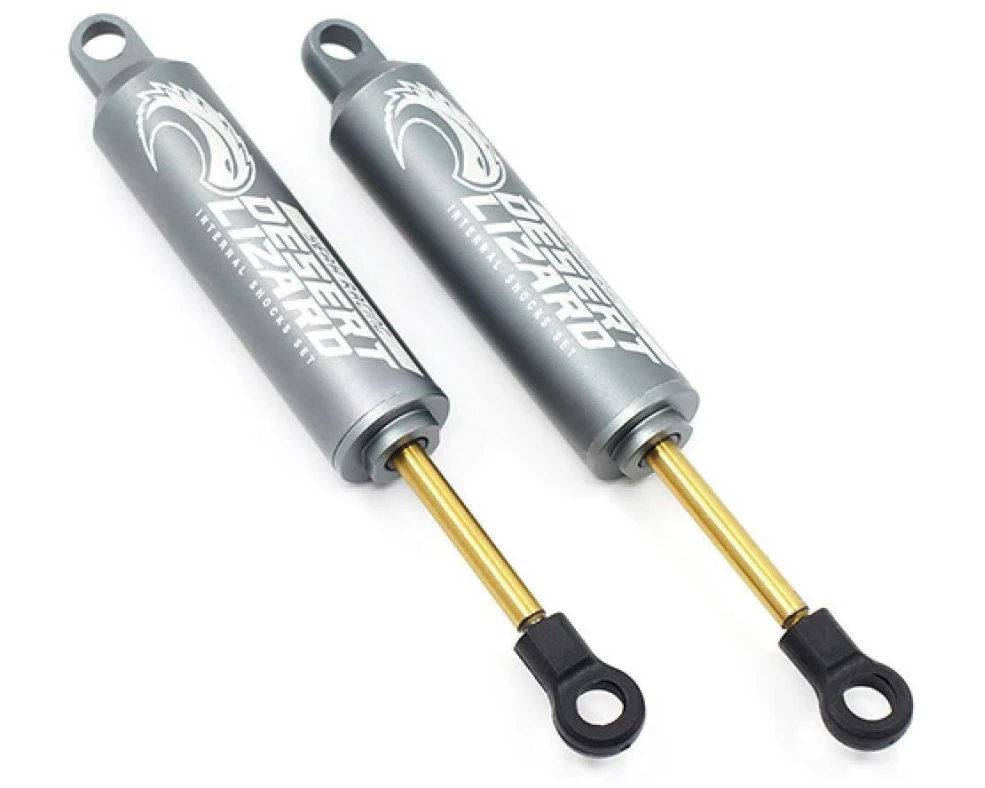 Yeah Racing Stossdämpfer Desert Lizard Two Stage Grau, 100 mm
