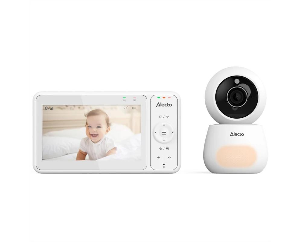 Alecto Babyphone DVM2060 12.7 cm Display Weiss