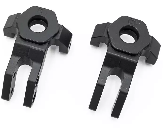 Hobbytech Achsschnenkel vorne Aluminium Schwarz CRX