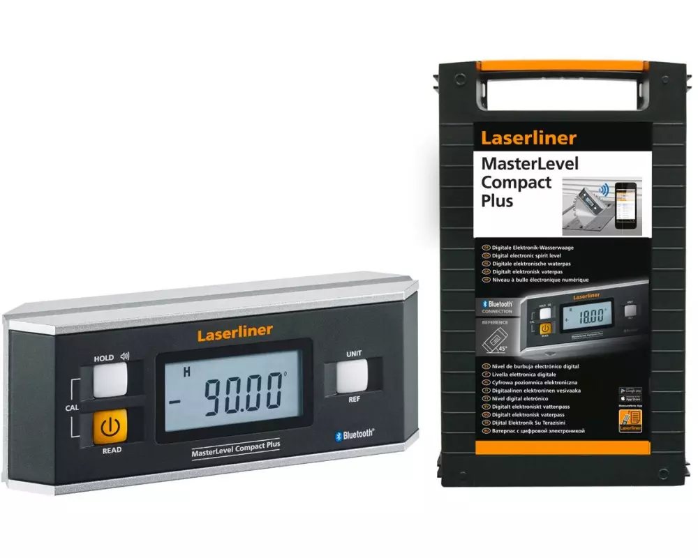 Laserliner Elektronik-Wasserwaage MasterLevel Compact Plus