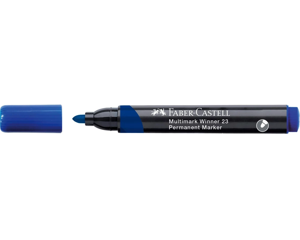 Faber-Castell Permanent-Marker Multimark Winner 23 Blau