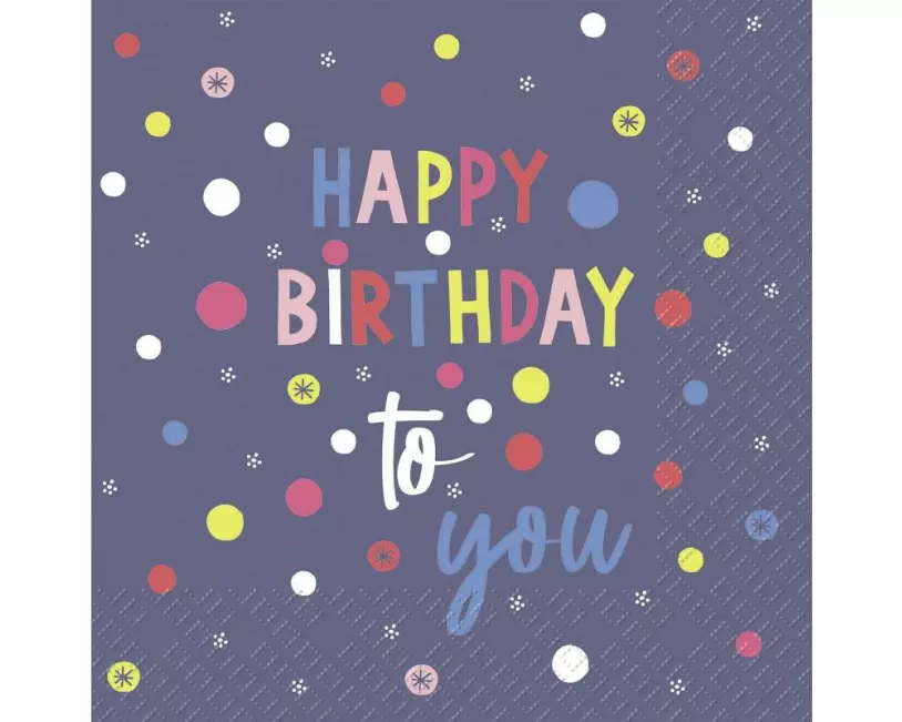 Stewo Papierservietten Benoni 33 x 33 cm, Dunkelblau