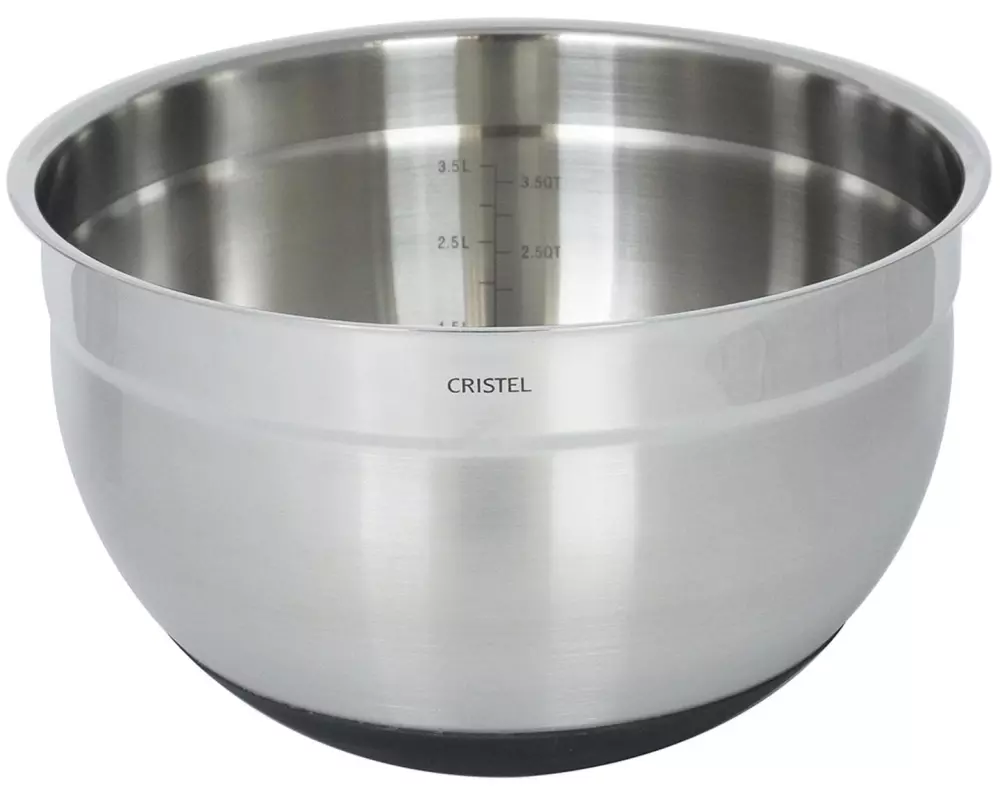 Cristel Rührschüssel Mutine 5.3 l, Silber