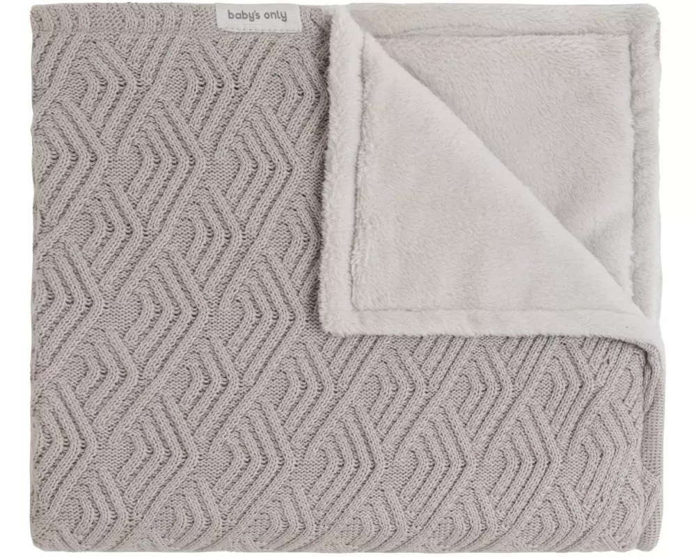 baby's only Babydecke Teddyfutter Sense Urban Taupe