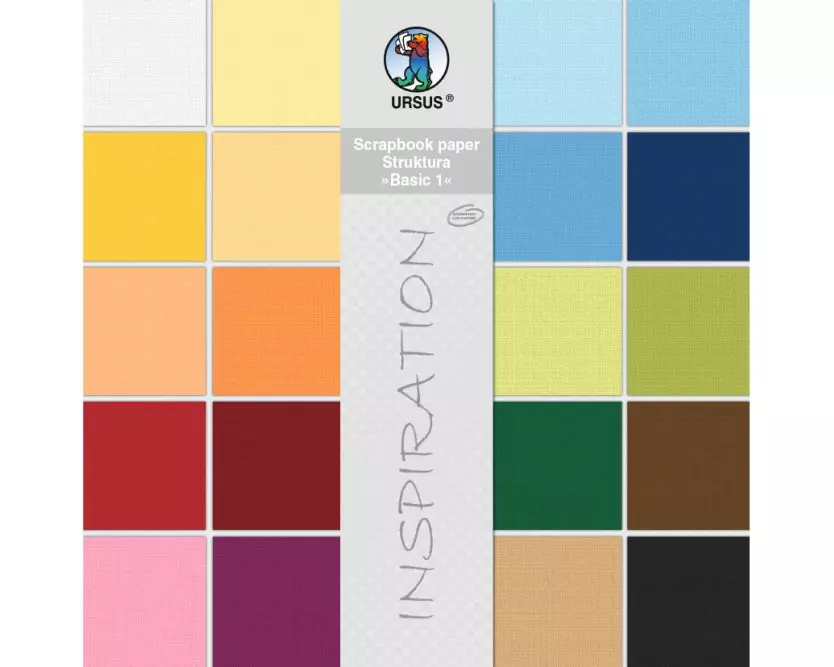 URSUS Fotokarton Basic 1, 30.5 x 30.5 cm, 20 Blatt