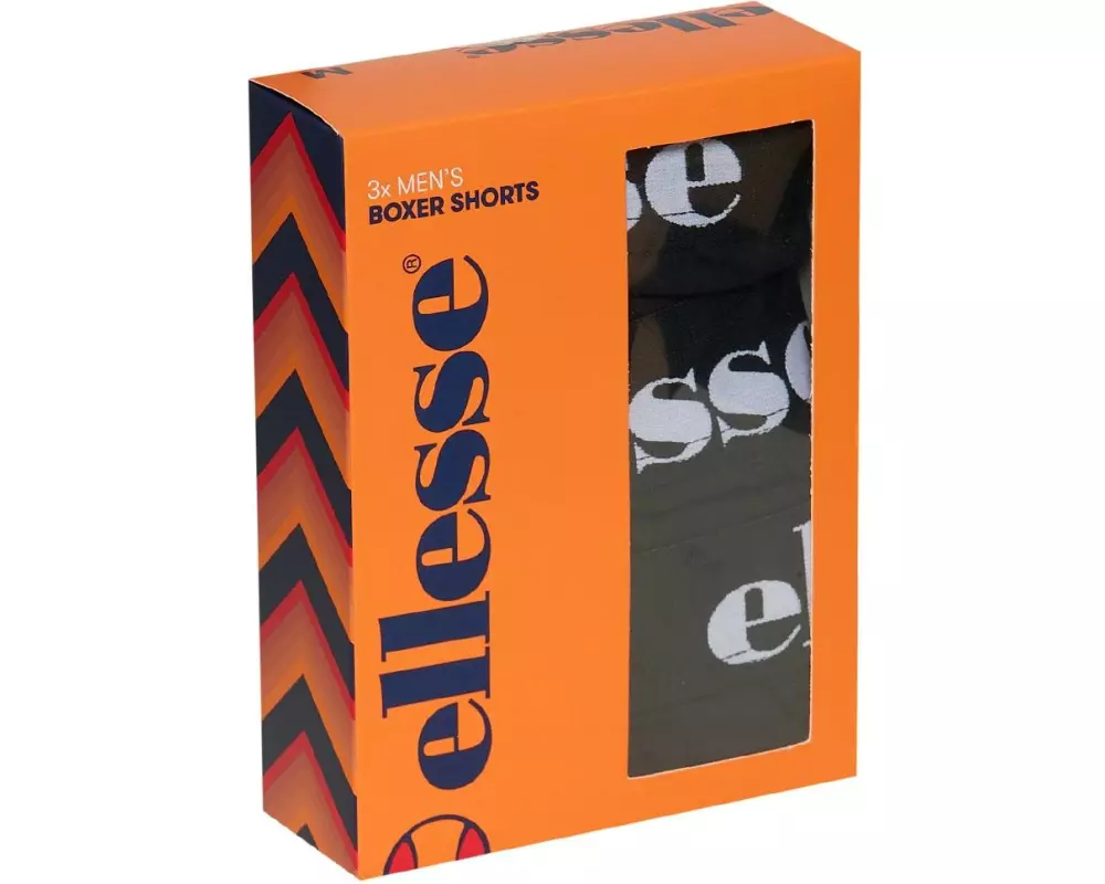 CR7 Boxershorts Ellesse 3 Pack Grösse: M, Farbe: Dunkel