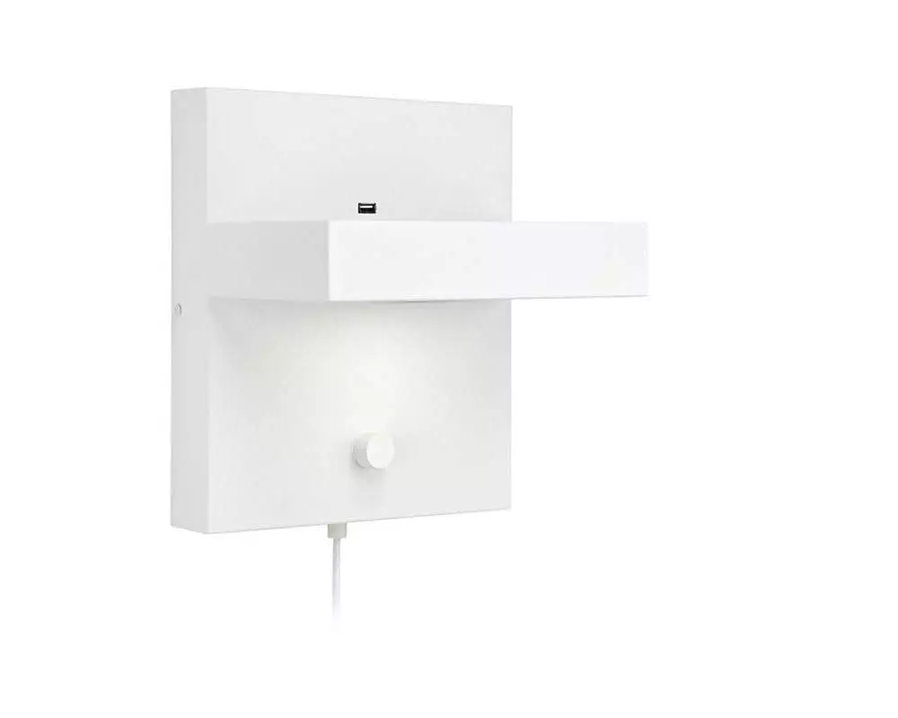 Markslöjd Wandleuchte KUBIK 5 W 3000 K, Weiss