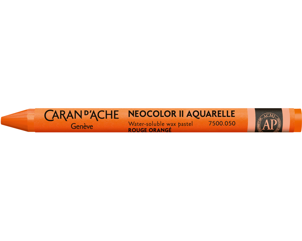 CARAN D'ACHE Wachsmalkreide Neocolor II 7500.050 rotorange