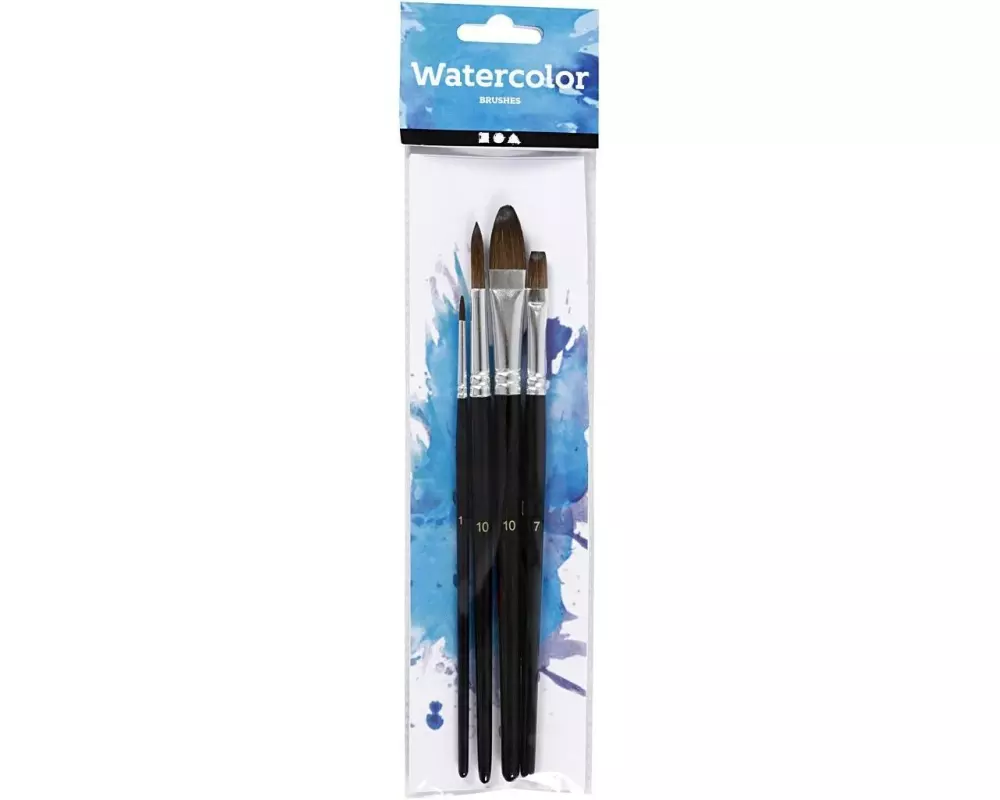Creativ Company Aquarellpinsel Watercolor 4 Stück
