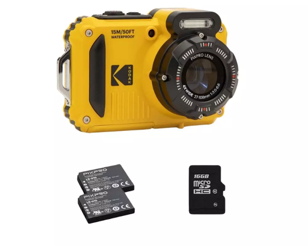 Kodak Unterwasserkamera PixPro WPZ2 Kit Gelb