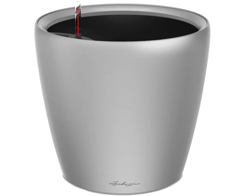 Lechuza Pflanzentopf Classico Premium 21 LS Silber