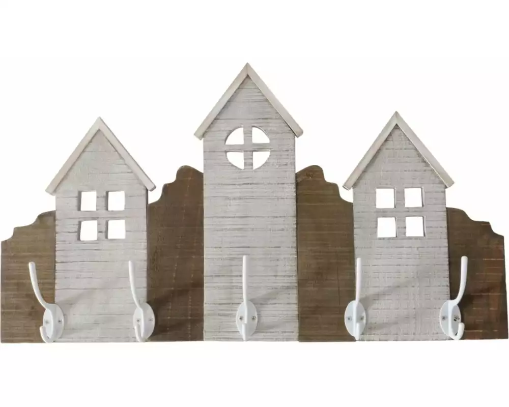 Boltze Wandgarderobe Skagen 59.5 cm x 33.5 cm, Braun