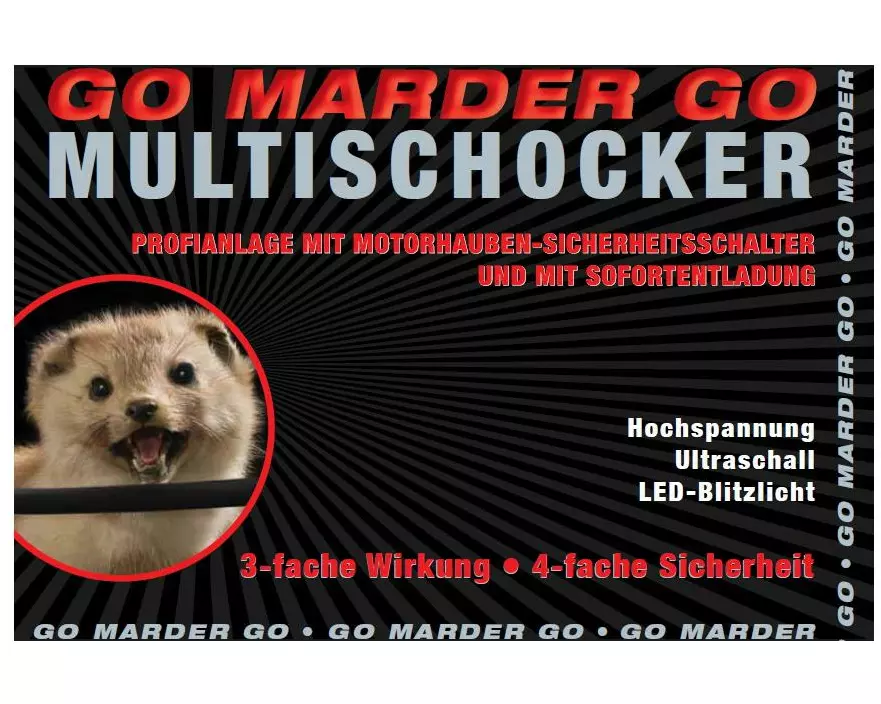 VR-Technics Marder-Stop 12 V Mutischock 3in1