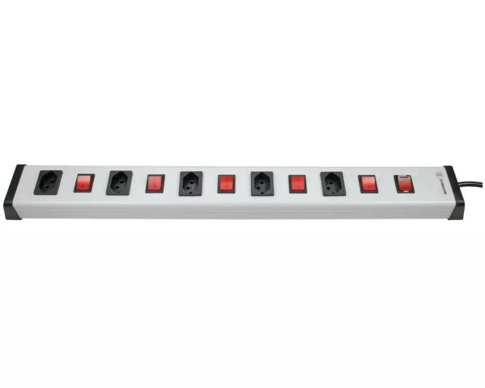 Ehmann Steckdosenleiste 5x T13 mit 5+1 Schaltern