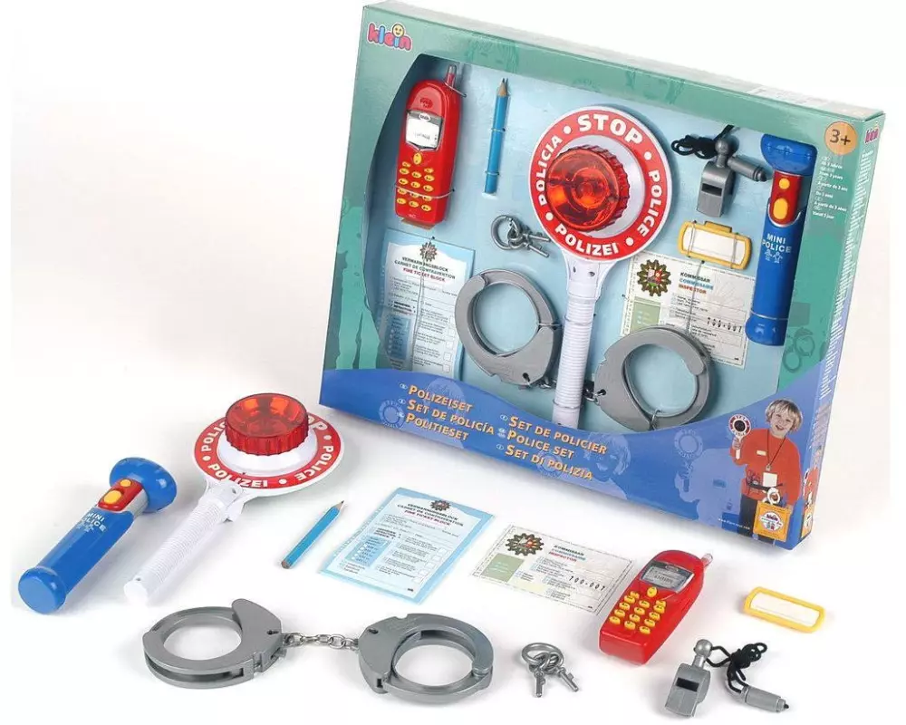Klein-Toys Polizei Set, 10-teilig