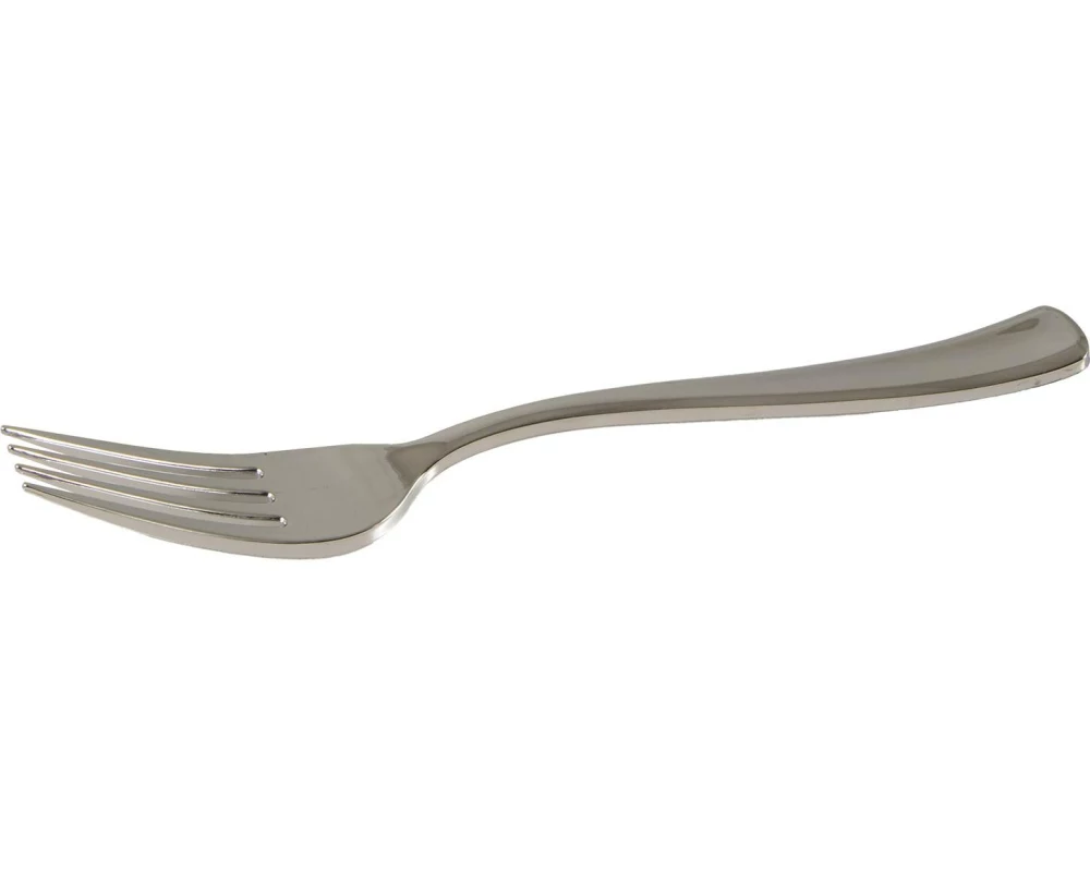 ELCO Einweg-Gabel 19 cm, 50 Stück, Silber