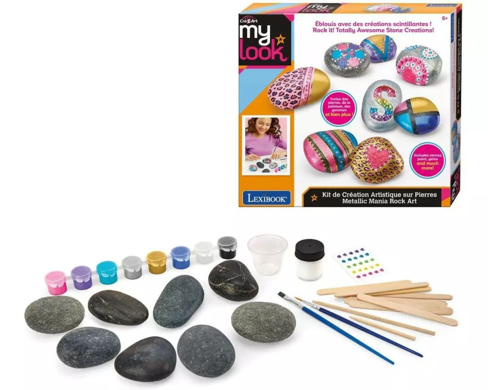 Cra-Z-Art Kreativset My Look Steine bemalen