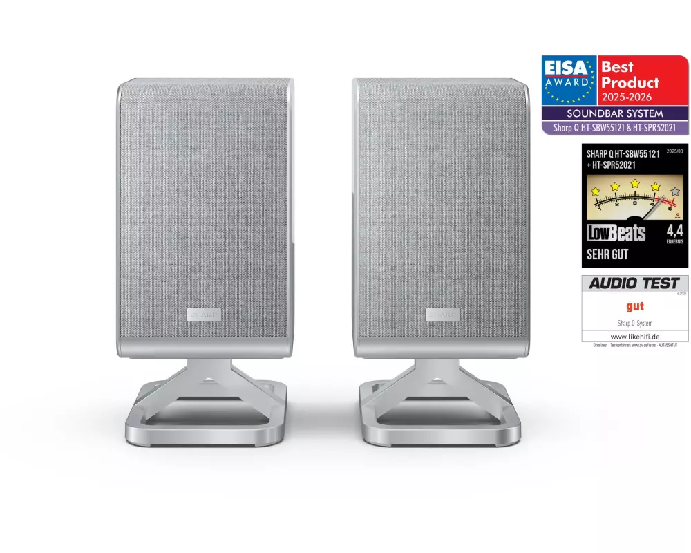 Sharp HTSPR52021SL 2.0.2, kabellos