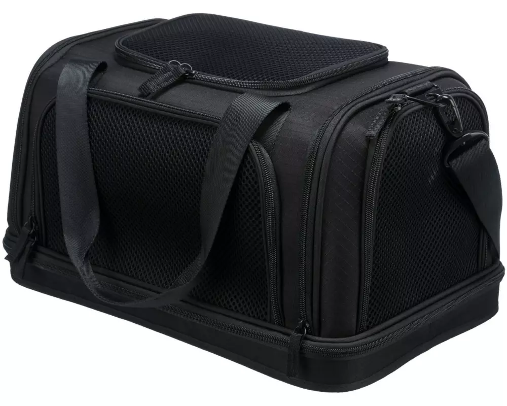 Trixie Tiertransport-Tasche Airline Plane, 28 x 25 x 44 cm, Schwarz