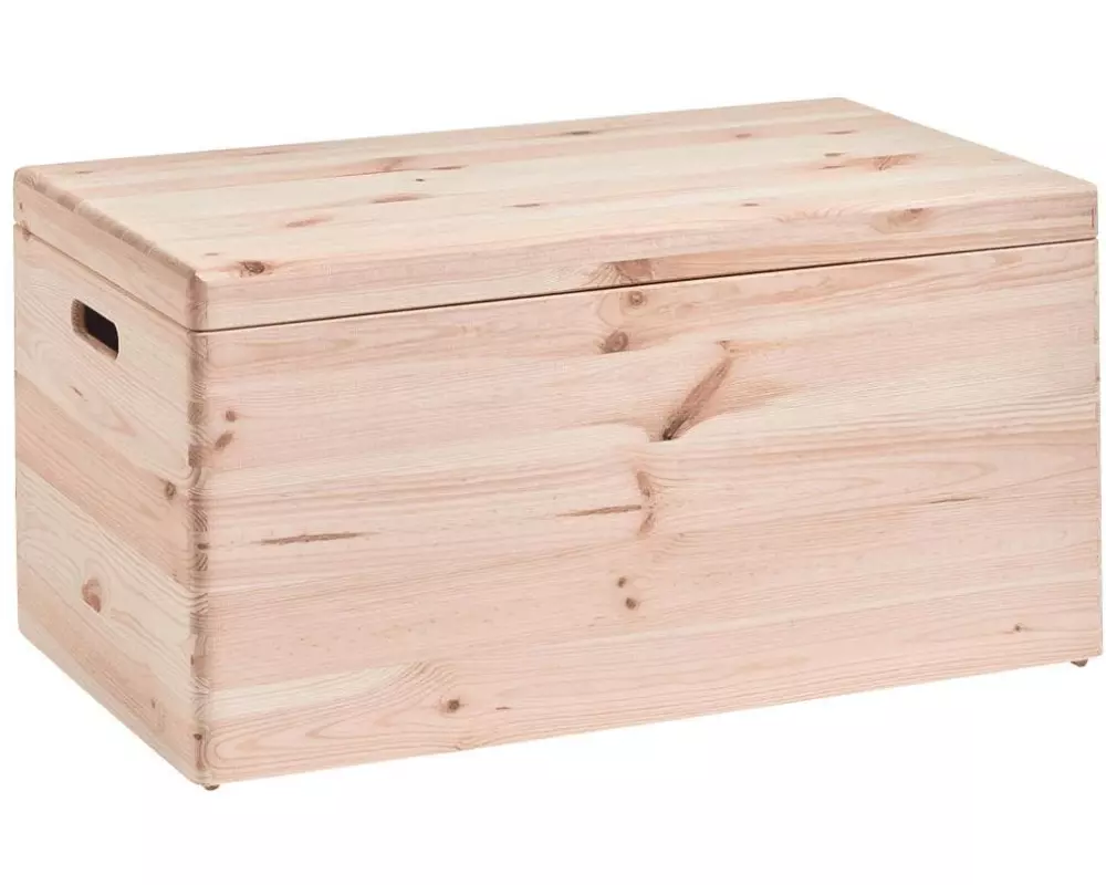 Zeller Present Aufbewahrungskiste mit Deckel 60 x 24 cm, Nature