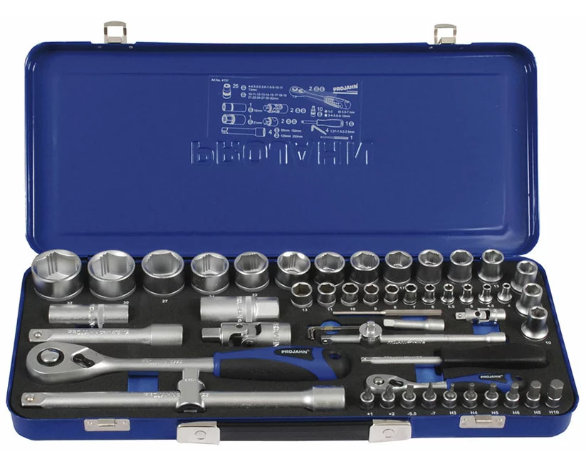 PROJAHN Xi-on 1/4"" + 1/2"" Steckschlüssel Satz 54tlg