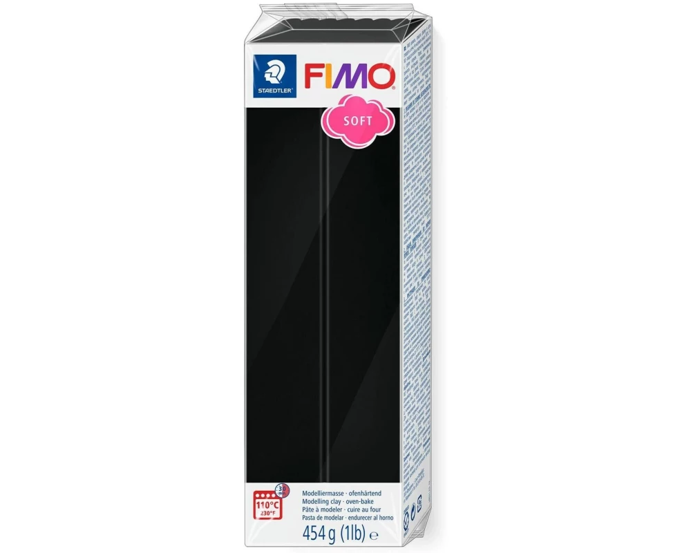 Fimo Modelliermasse Soft Schwarz