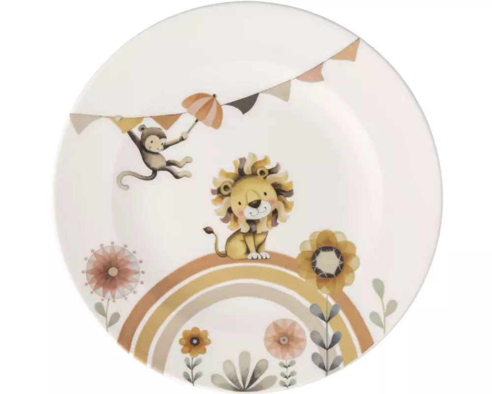 Villeroy & Boch Kinderteller Roar Lion 6 Stück, Hellorange