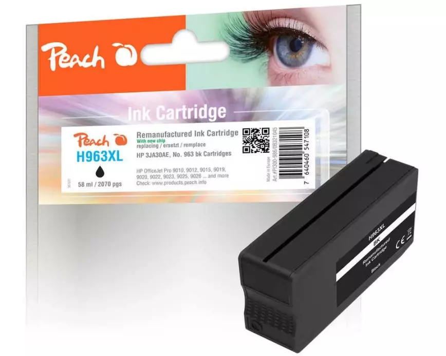 Peach Toner HP No. 963XL BK, 3JA30AE Black