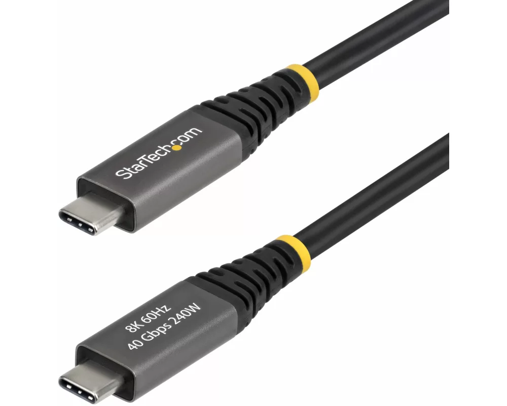 StarTech.com CC2M40GUSB4GEN3 USB Kabel USB4 Gen 3x2 2 m USB C Schwarz
