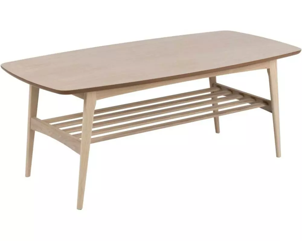 AC Design Couchtisch Woodstock Eiche, 120 x 60 x 47 cm