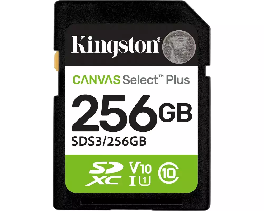 Kingston SDHC-Karte Canvas Select Plus Gen3 256 GB
