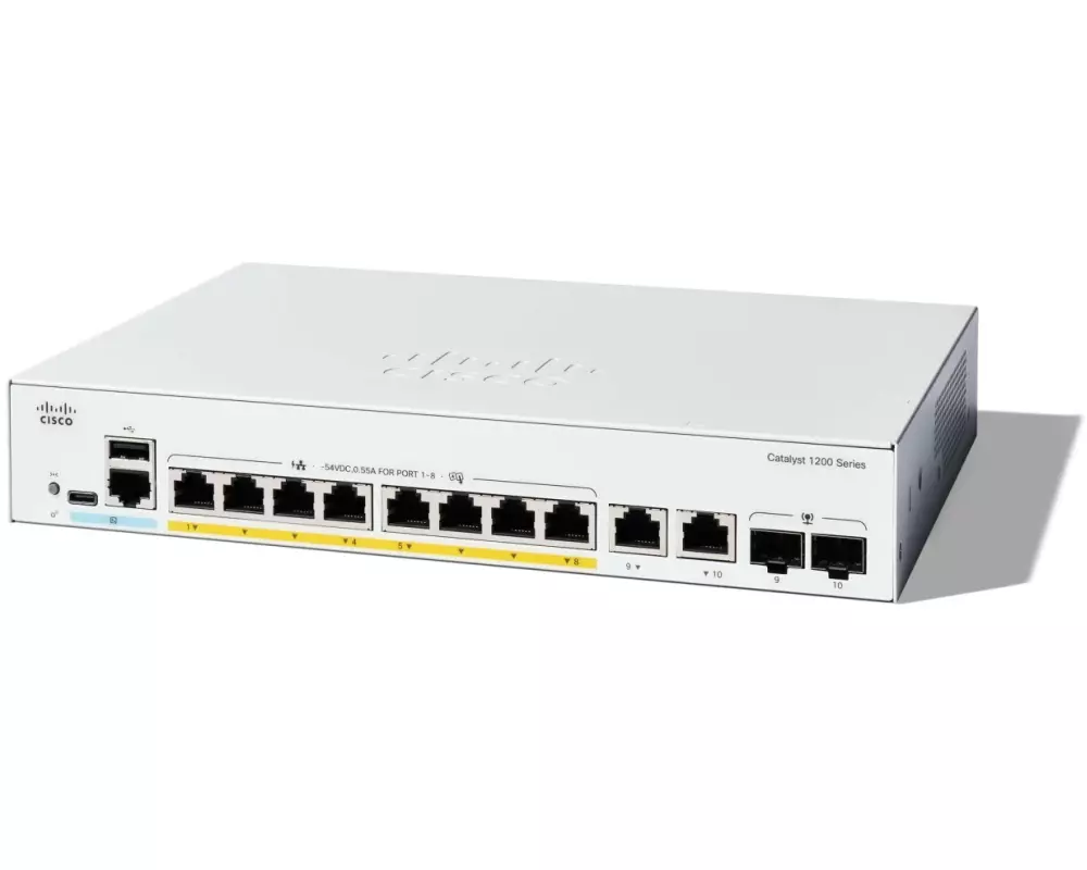 Cisco Switch Catalyst C1200-8T-E-2G 10 Port