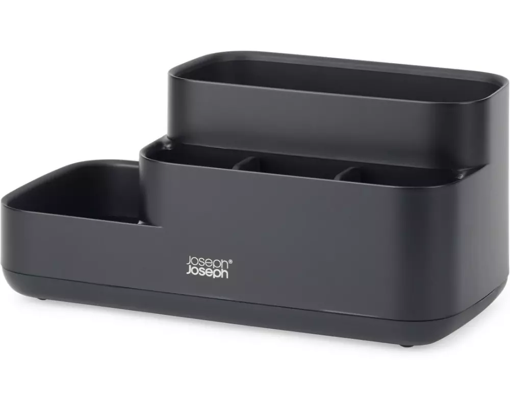 Joseph Joseph Bad-Utensilienhalter EasyStore Caddy Mattschwarz