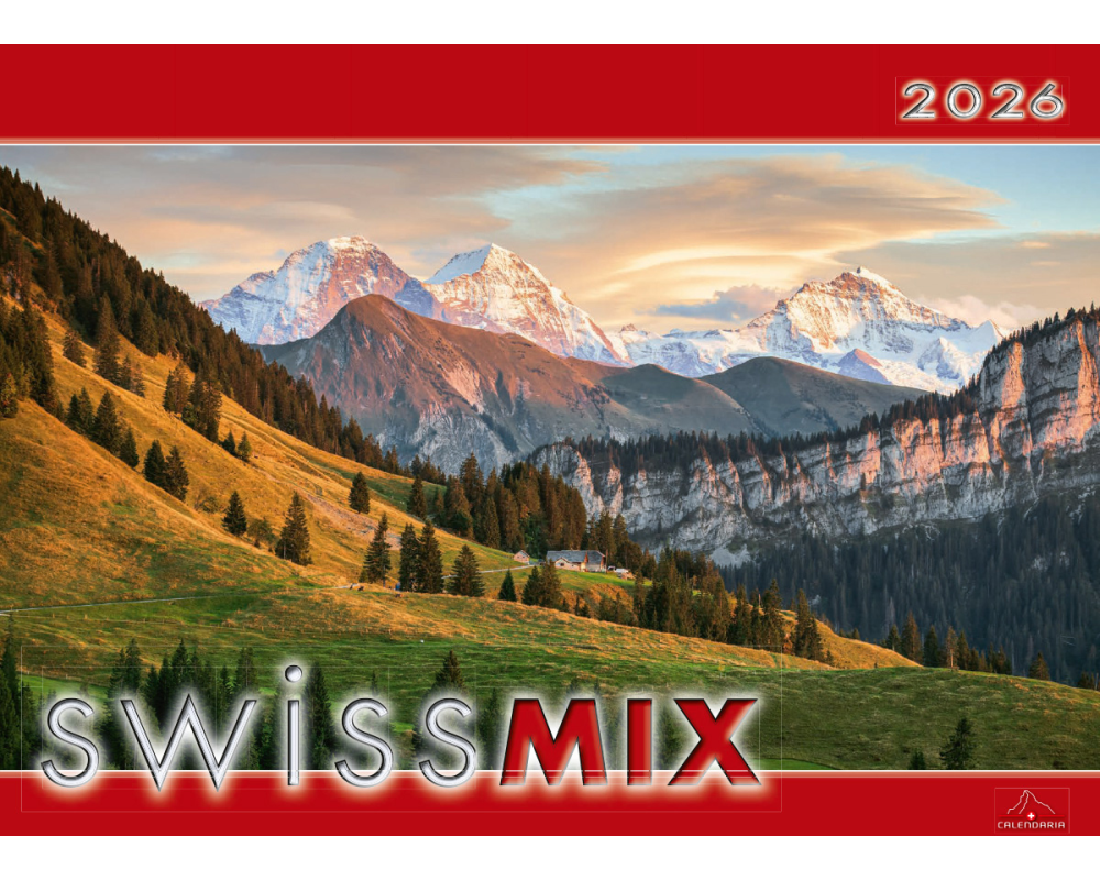 CALENDARIA Bildkalender 2026 9783036205144 Swiss Mix ML 31.5x23cm