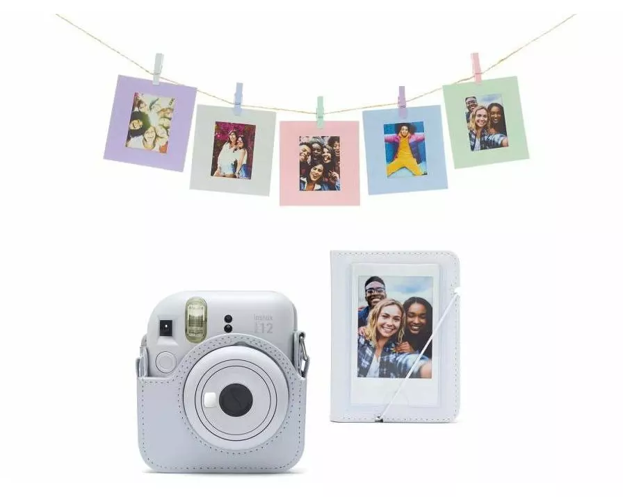 Fujifilm Zubehör Analogkameras Instax Mini 12 Kit Weiss