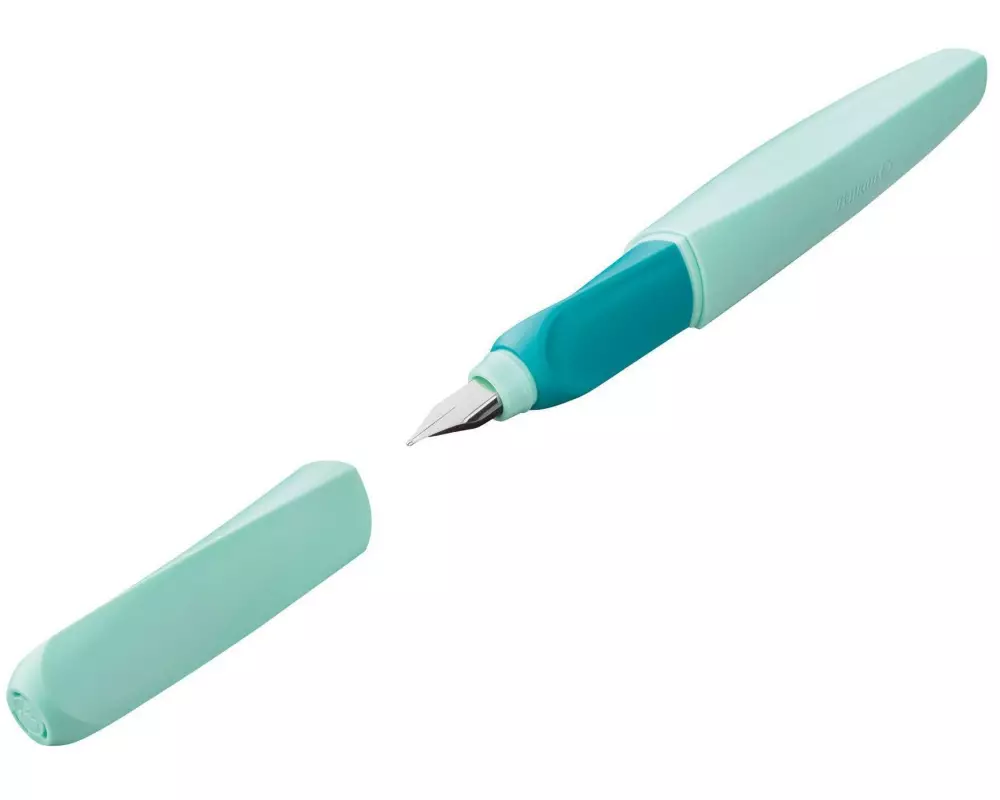 Pelikan Füllfederhalter Twist Medium (M), Mint/Türkis