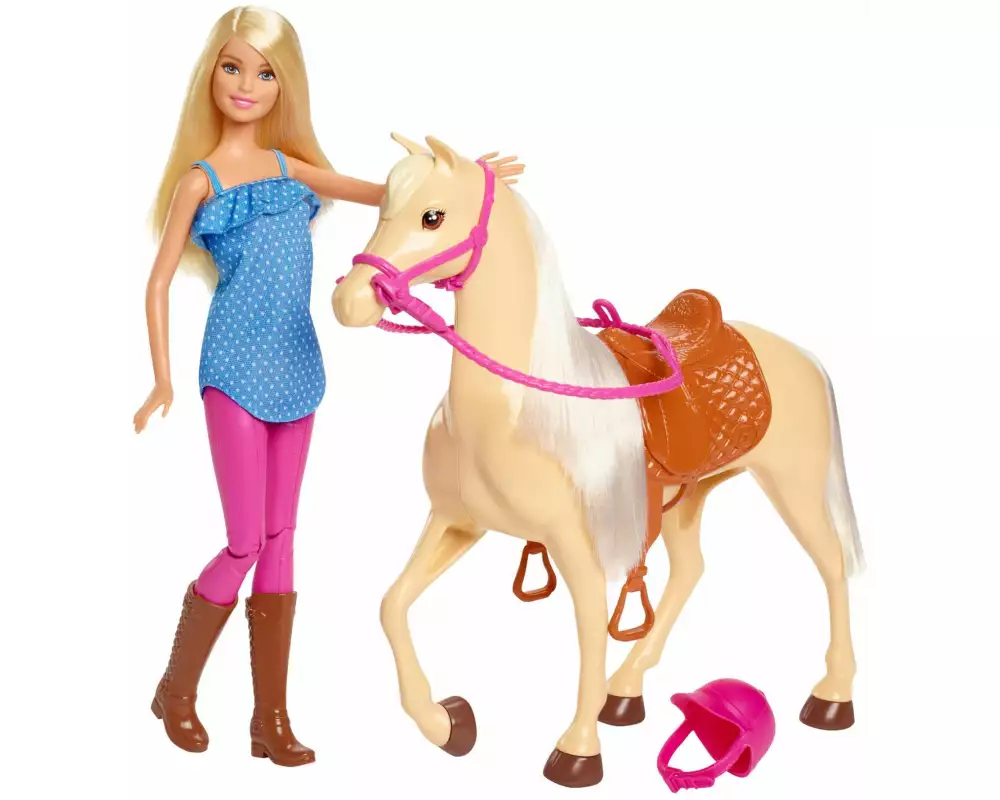 Barbie Spielset Pferd mit Puppe