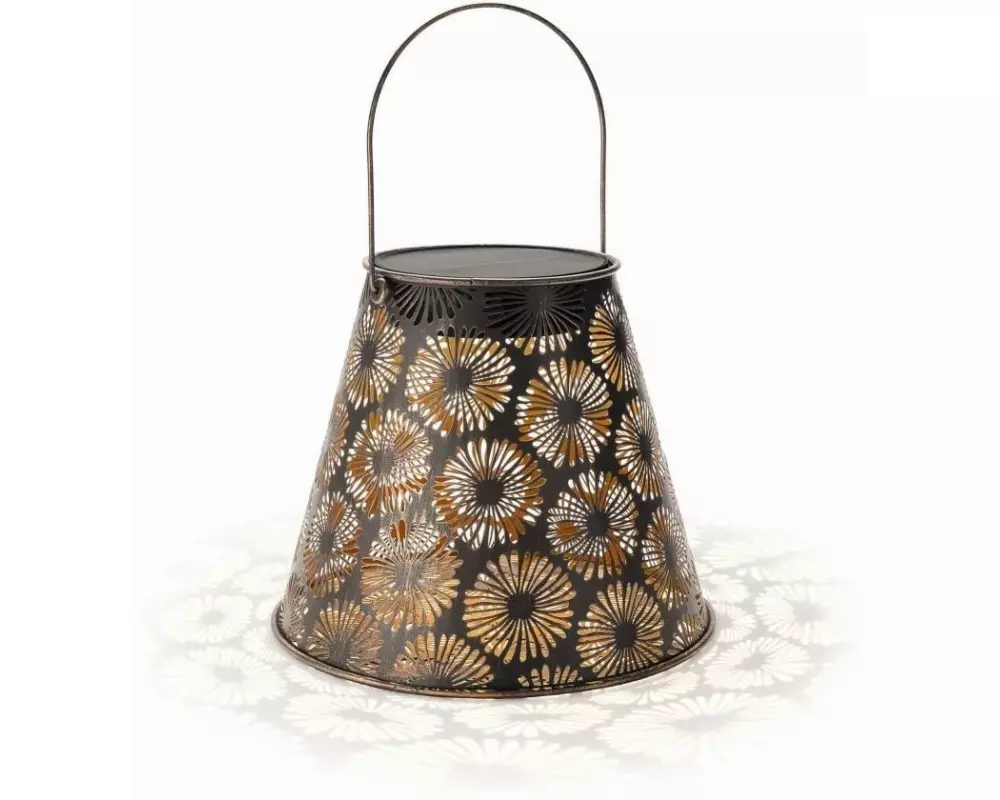 STT Laterne Solar Antic Alice, Ø 26 x 21 cm, Anthrazit