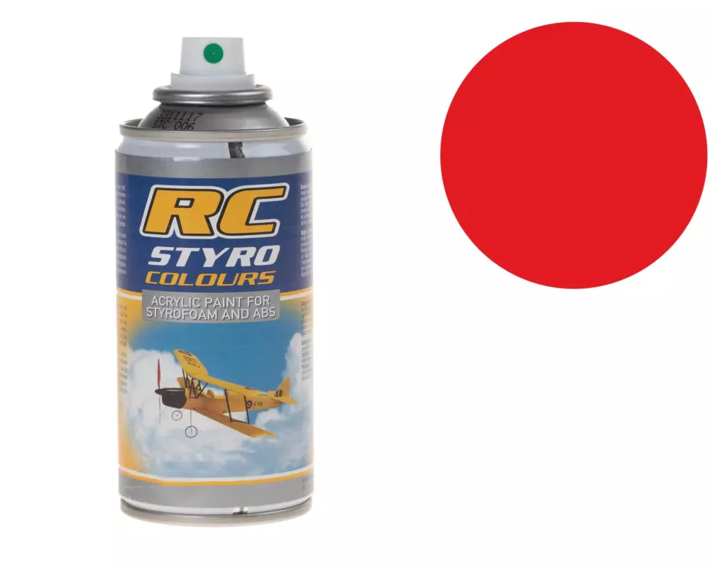 Ghiant Kunststoffspray RC STYRO Rot 110 150 ml