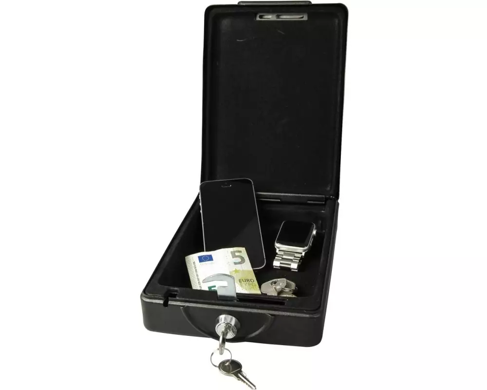 KH Security Tragbarer Tresor Schwarz