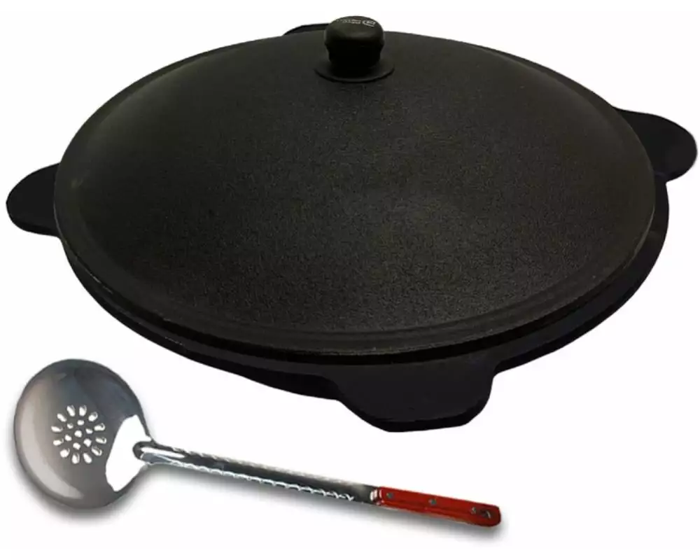 GRILLPETER Uzbekischer Kazan mit Schaumlöffel 16 L