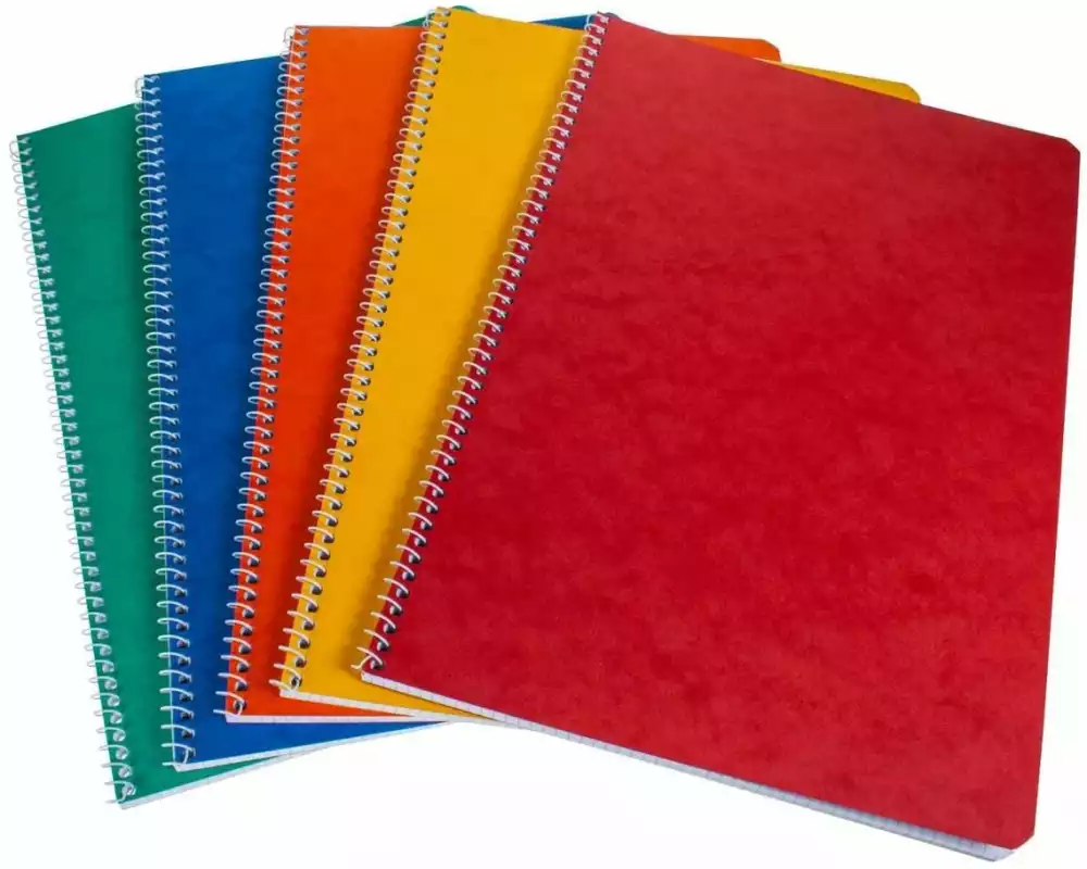 Büroline Notizheft A4, 48 Blatt kariert, assortiert